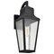 Nuvo Lawrence - 1 Light Large Wall Lantern - Matte Black with Clear Seeded Glass 60/8133 - alternate 1